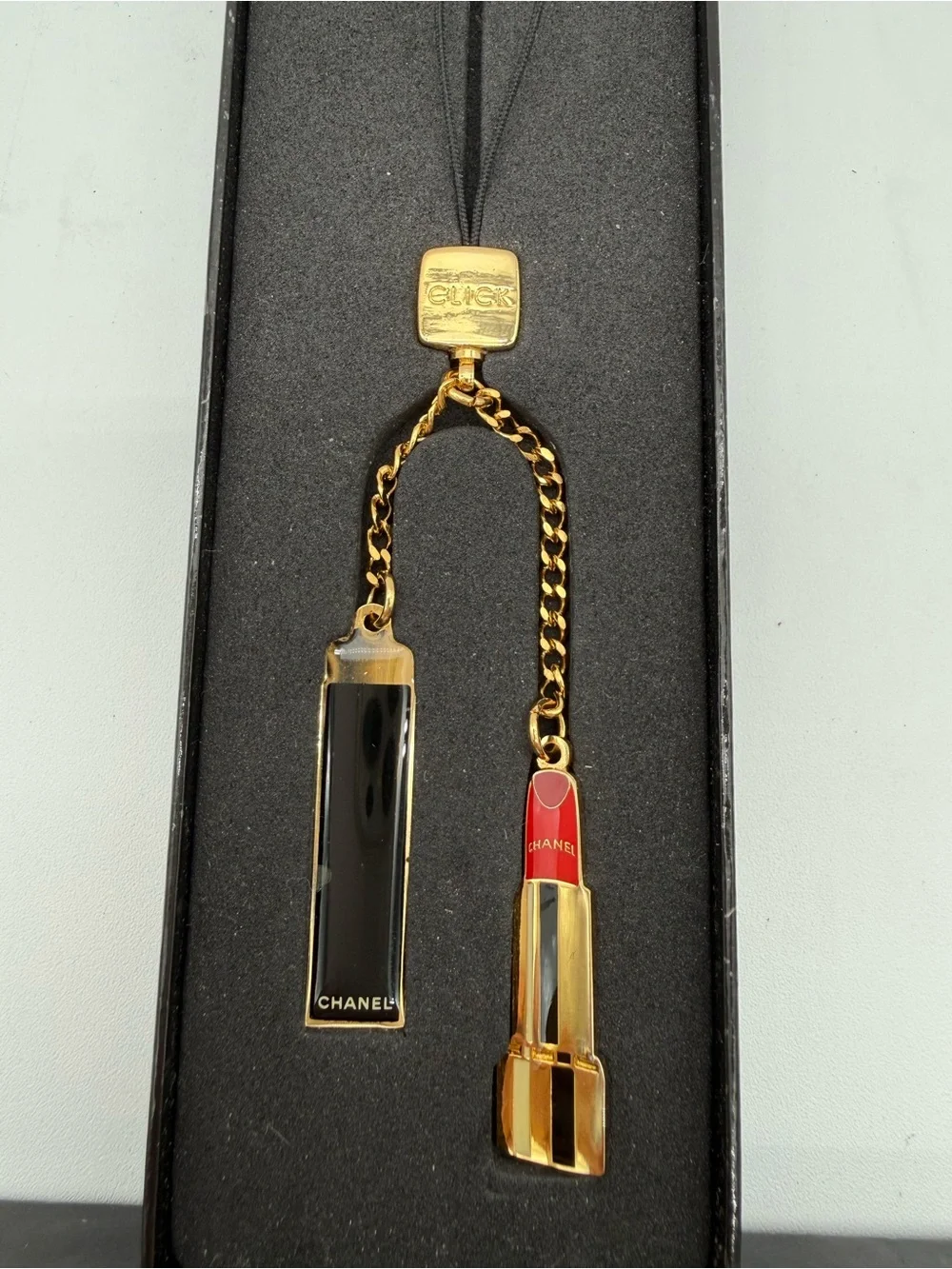 CHANEL Lipstick Phone/Bag Charm